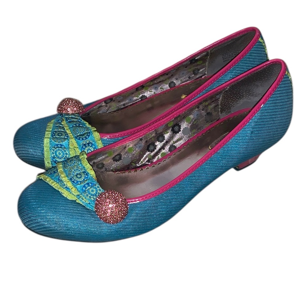 Poetic License Danty Doll Design Asylum Stacked Heel London Jeweled Expression